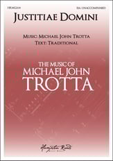 Justitiae Domini SSA choral sheet music cover